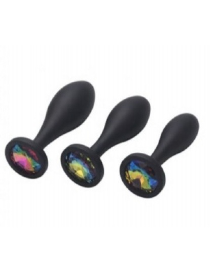 Drop Shaped Silicone Massager Butt Plug Small