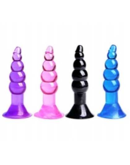 Beaded Trainer Butt Plug 10cm