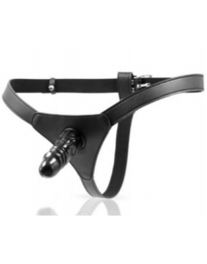 Adjustable Fantasy Harness with Dildo