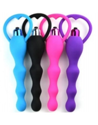 Silicone Vibrating Anal Beads