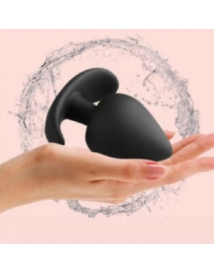 Waterproof Silicone Weighted Steel Ball Butt Plug