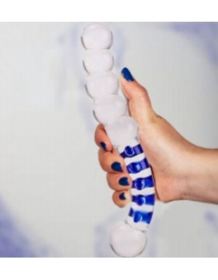 Large Glass Beaded for Anal or G-spot Stimulation