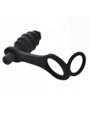 Ribbed 10 Function Butt Plug Prostate Stimulator