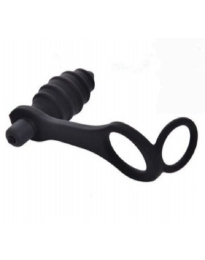 Ribbed 10 Function Butt Plug Prostate Stimulator