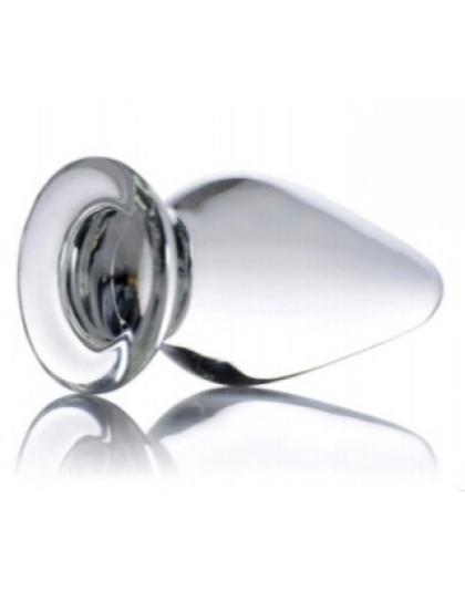 Large Glass Anal Plug 45mm