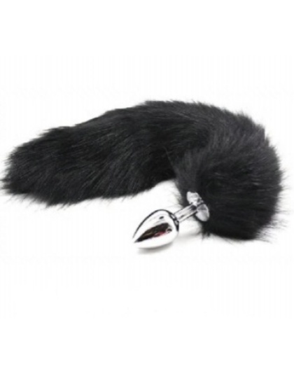 Fox Tail Butt Plug Stainless Steel - Medium