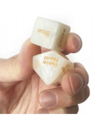 10 Face &amp; 6 Face Pearl Dice Set