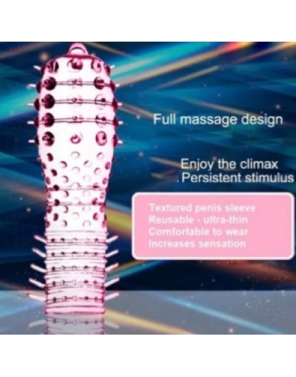 Reusable Texture Penis Sleeve