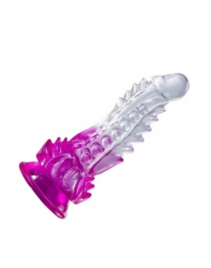 Large Gradient Dragon Monster S-Cup Dildo 16.5cm Enter - 5cm Girth