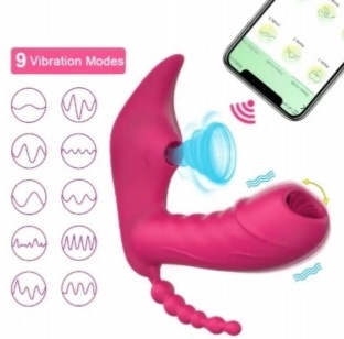 3 in 1 Wearable Vibrator Multi Function Rechargeable