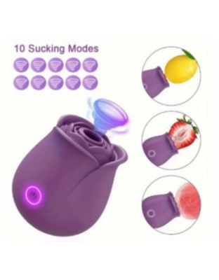 Rose Sucking Vibrator 10 Function Rechargeable
