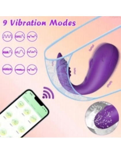 Wearable App Controlled Vibrator 9 Function Rechargeable